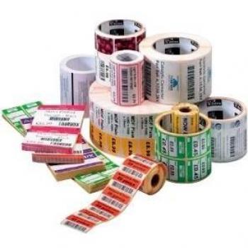 Zebra zselect 2000d negro blanco etiquetas de impresora negro blanco transferencia termica 185 piezas 508 mm x 508 mm