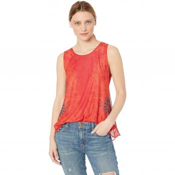 Desigual Tanque Mujer Small Rojo