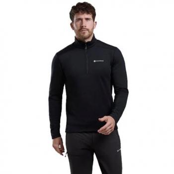Montane Men's Protium Fleece Pull-On - Black - Size: Large