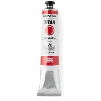 ÃLEO ROJO CADMIO OSCURO TITAN Extrafino 6 - 20ml. NÂº 24
