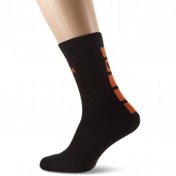 Erima – Calcetines de 5 Cubes Negro negro / naranja Talla:31-34