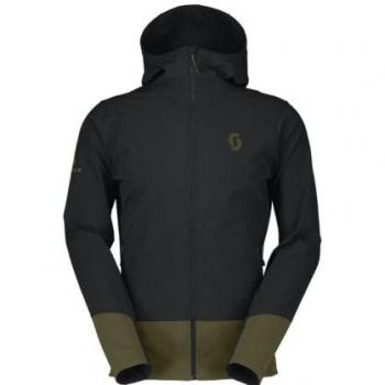 Chaqueta de montaña Scott SCO Jacket Explorair Softshell SL (negro/verde fuego) Hombre