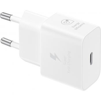 Cargador Rápido Samsung 25W USB-C Blanco EP-T2510NWEGWW