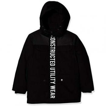 NAME IT Nkmmaugust Parka Jacket Chaqueta, Negro
