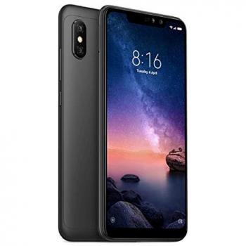 Xiaomi Redmi Note 6 Pro Smartphone, Negro, 4GB RAM, 64GB Almacenamiento, Pantalla de 6.26, Cámara Dual (12+5MP)/(20+2MP), Procesador OC 1.8GHz, Dual SIM, Batería 4000mAh