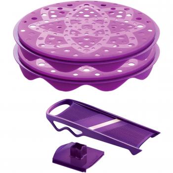 Mastrad F64705 - Kit para cocinar chips de fruta y verdura al microondas