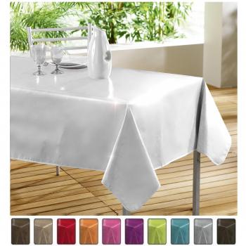 Mantel de hule, rectangular 140 x 240cm Blanco