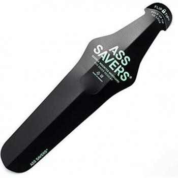 Ass Savers Unisex's ASR-1-BLK Bicycle fenders, Black, Regular