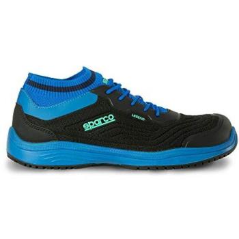 Calzado de seguridad Sparco Legend S1P ESD SRC con puntera de fibra de carbono y diseño racing, zapatilla cómoda para el trabajo