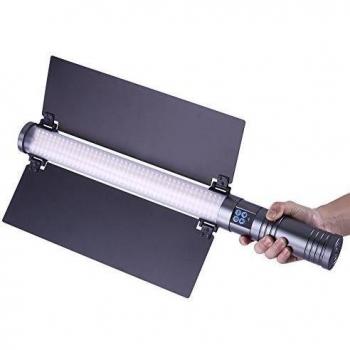 Neewer All Metal negro ajustable para puerta de granero para Bestlight Westcott Ice Light luces LED para de mano