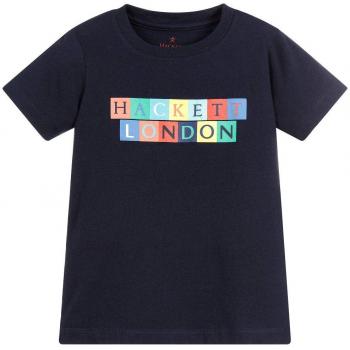 Hackett London - Camiseta de Manga Corta - para niño Azul Azul Marino 3-4 Años