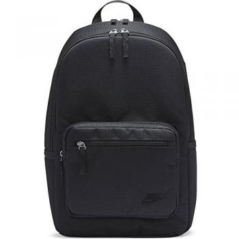 Mochila Nike Heritage DB3300 010 - Color Negro, Capacidad 23 L, Talla Única