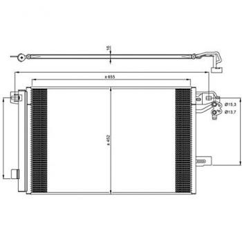 Condensador de aire acondicionado EASY FIT NRF 350064
