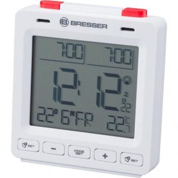 Bresser MyTime Easy Reloj Despertador Meteorológico Blanco
