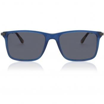 SmartBuy Collection Rectangle Full Rim Plastic Men's Prescription Sunglasses Blue Size 52