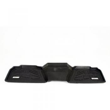 Wade 72 - 112009 Negro sure-fit 2 nd Fila moldeado Floor Mat - Juego de 1