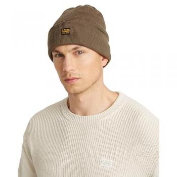 G-Star Raw Effo Long Beanie - Women’s Casual Brown, Recycled Polyester, Sustainable