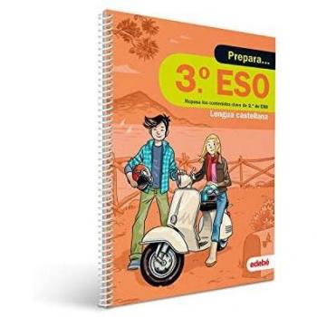 PREPARA LENGUA CASTELLANA 3 ESO: Repasa los contenidos clave de 2.º de ESO de Lengua castellana - 9788468341446 - Edebé, Obra Colectiva