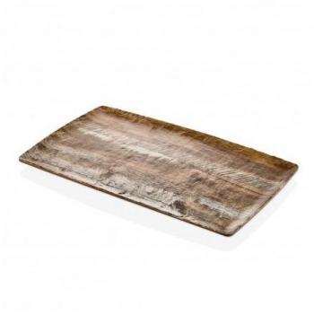 Sierra Fuente Melamina GN 1/1 Madera C3 - Vaso Resistente a la Humedad, Rectangular, 53x32.5 cm, Madera