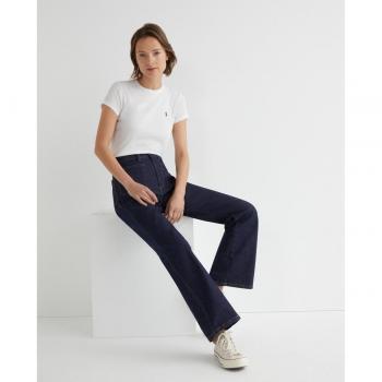 Polo Ralph Lauren Women's Basic Short Sleeve T-Shirt with Embroidered Logo - White, Size XS