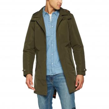 JACK & JONES Jornew Fate Long, Parka para Hombre, Verde