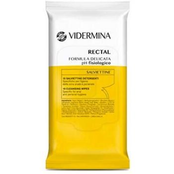 VIDERMINA Rectal Salviette Intime Formula Delicata pH Fisiologico 15 Pezzi