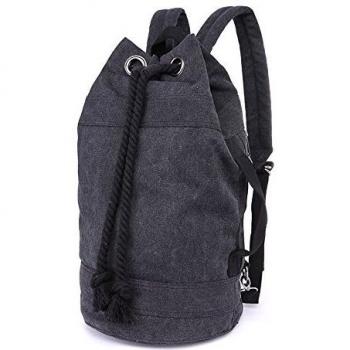 LOSMILE Lona Bolsos Mochila Hombre Mujer Bolsos Bandolera Bolsas de Cuerdas Bolsas de Viaje Bolsas de Gimnasia Mochilas Tipo Casual Mochilas para Deportes y Aire Libre.