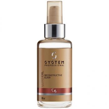 Elixir Reconstrucción LuxeOil 100ml - Aceite Reparador con Queratina para Cabello Dañado