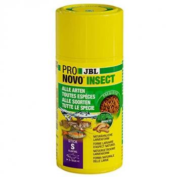 JBL Pronovo Insect Stick S, Alimento para Peces de Acuario, 100 ml, Formato en Bastones