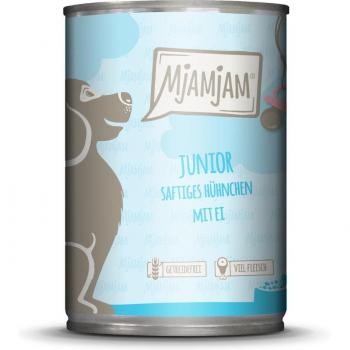 MjAMjAM Junior 6 x 400 g - Delicioso pollo con huevo