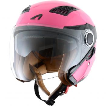 Astone Helmets, Casco Jet fibra Lipstick, color Gloss Lipstick, talla S