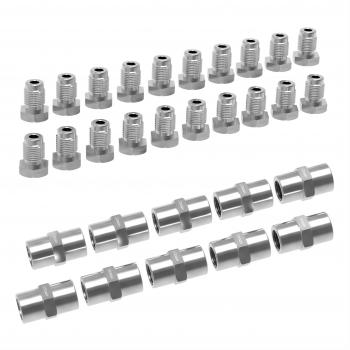20 x unión + 10 x Conector para 4,75 mm freno línea de reborde F M10 x 1 Set Profesional bremsleitu NGS Conector Din/ISO 1651 cumple