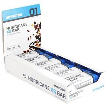 MyProtein Hurricane XS Bar Barritas de Proteínas, Sabor Chocolate con Naranja - 12 Barras