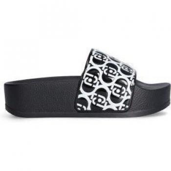 Chanclas Liu Jo Mykonos 01 negro - Altura plataforma 6.5cm