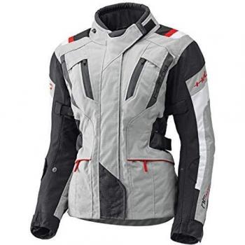 Held 4-Touring - Chaqueta de moto para mujer, color gris y negro, talla DS