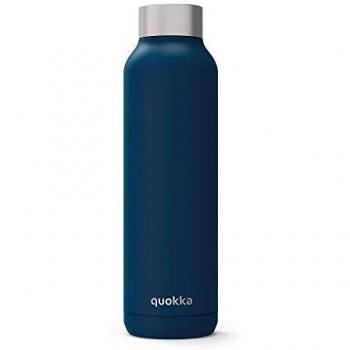 Quokka Solid - Midnight Blue 630 ML | Botellas De Agua Acero Inoxidable Sin BPA |Botella Térmica De Doble Pared - Mantiene el frío y el Calor para Niños y Adultos