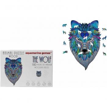 Puzzle de madera Aquamarine Games - El Lobo