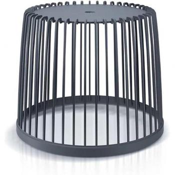 Prosperplast Cesta de Jardín Soporte - Mesa Auxiliar Decorativa CLUBO 50L - Antracita
