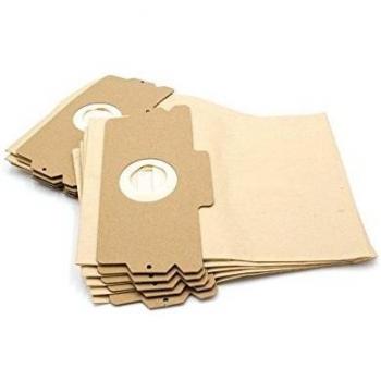 Bolsa de Papel para Aspiradora Robot AEG/Electrolux Vampyr - 10 Unidades, Tamaño 27cm x 27cm, Color Arena