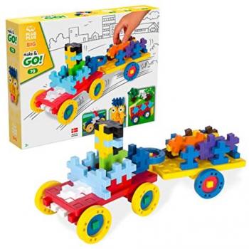 Plus-Plus Grande Haz y Ve (3424) - Juego de construcción, 70 piezas, color básico