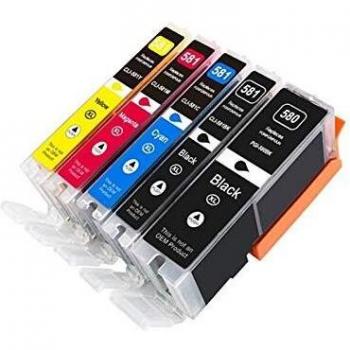 Inkoem cartucho compatible canon cli581xxl, magenta