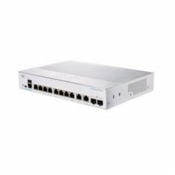 Cisco Business 350 Series 350-8FP-E-2G 8-Port Gigabit PoE+ Managed Network Switch with SFP/RJ45