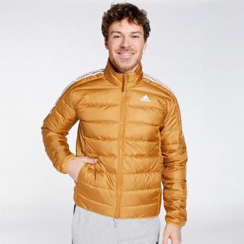 Chaqueta Adidas Essentials Down para hombre en color marrón, talla S