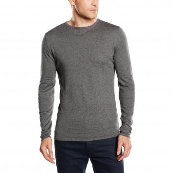 SELECTED HOMME Shdsebaus Crew Neck Noos-sudadera Hombre    Grigio