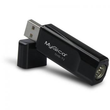 MyGica® Sintonizador TDT HD Televisión Receptor USB de DVB-T2 para PC- USB HD TV tuner Grabador de Programas PVR - Compatible con Windows 10
