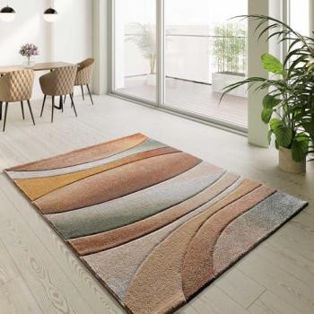 Alfombra Abstracta Multicolor Sora 40324 para Interior - Disponible en 80x150, 140x200 y 160x230 cm