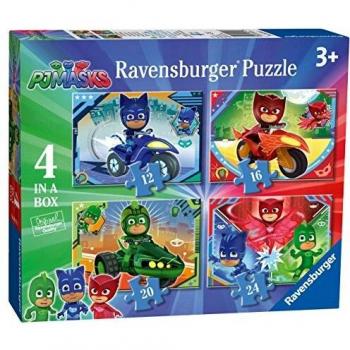 Puzzle 4 Progresivos PJ Masks de Ravensburger
