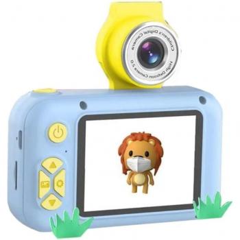 Cámara Digital Infantil X101 con Rotación Azul
