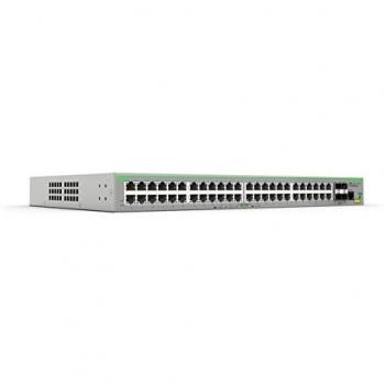 Allied 48 x 10/100T Puertos and 4 x 100/1000 X SFP 2 for apilamiento Fixed AC Power Supply EU Power Cord