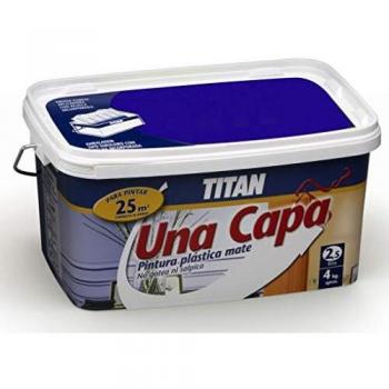 Titan M125532 - Pintura plastica monocapa mate 2 5 l verde claro